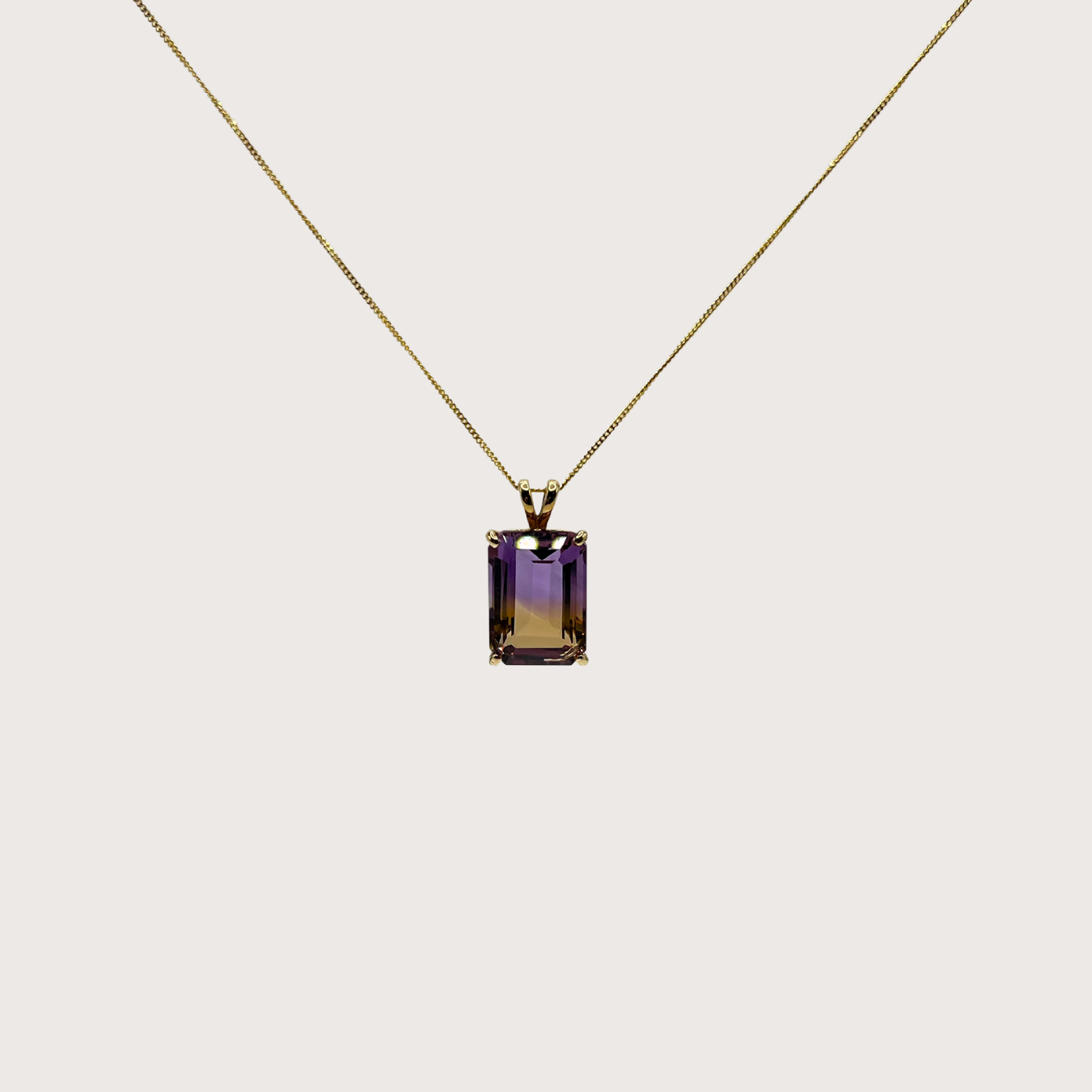 Ametrine Pendant Necklace